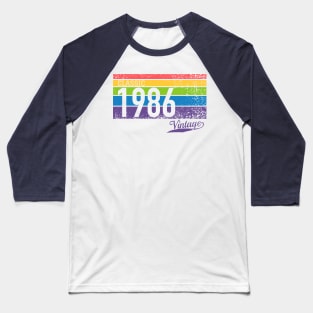 Classic 1986 Vintage - Perfect Birthday Gift Baseball T-Shirt